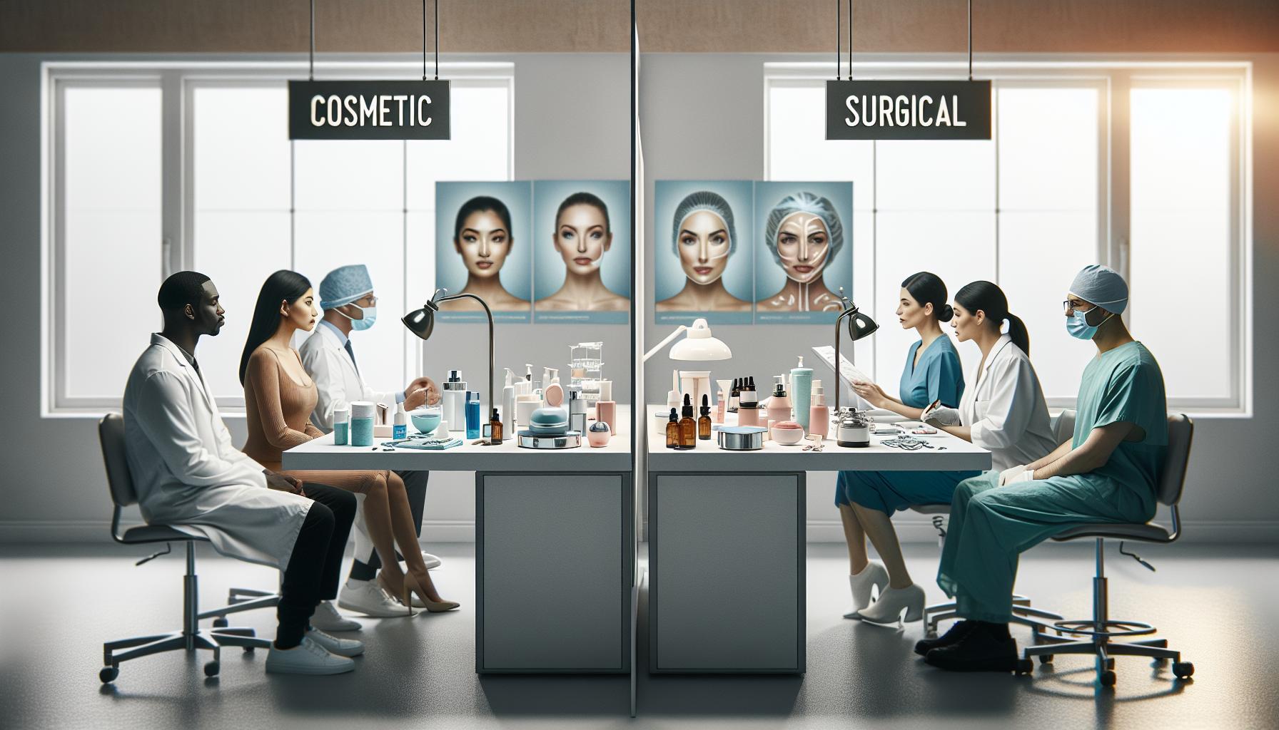 Understanding the Difference: Cosmetic vs. Surgical Dermatology