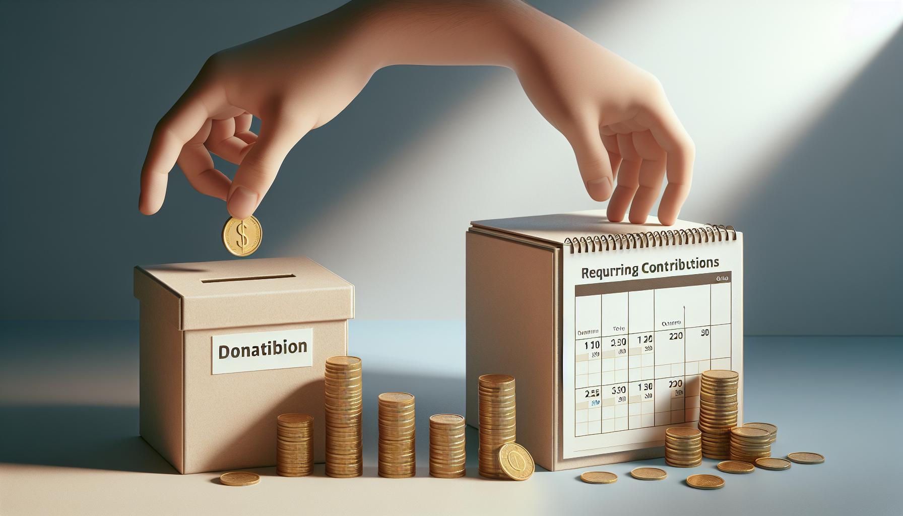 Ways to Donate: One-Time vs. Recurring Contributions